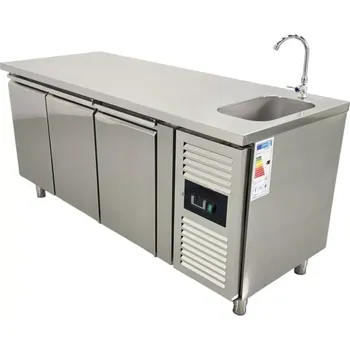 vasegastro Chladicí stůl s dřezem 1795 × 700 × 860 mm