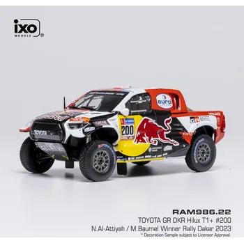 autíčko Toyota GR DKR Hilux T1+ - Rally Dakar 2023 #200 Al-Attiyah - Baumel 1:43 IXO
