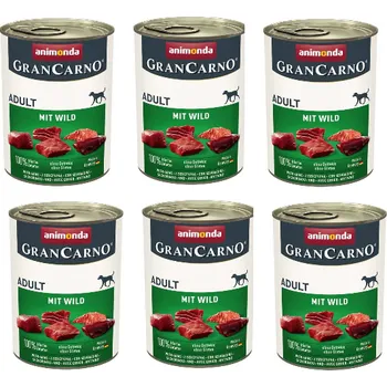 Krmivo pro psa ANIMONDA GranCarno příchuť pro dospělé psy: Zvěřina 6x400g