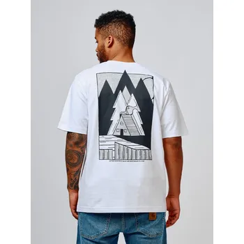 Pánské tričko Never Enough Triko Cottage Hardcore Oversize White Velikost: L