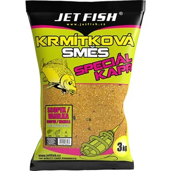 Návnadová surovina Krmítková směs Jet Fish 3kg Příchutě: Scopex - Vanilka Získejte slevu -5% za registraci v e-shopu