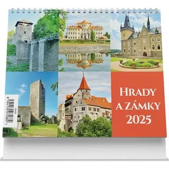 Kalendář Hrady a zámky 2025 - stolní kalendář