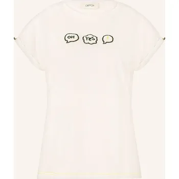 Dámské tričko Cartoon Dámské Tričko S Ozdobnými Kamínky, krémová, 44