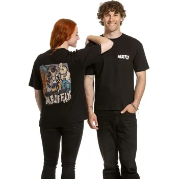 Meatfly unisex tričko Carter 30 Fly Black | Černá | Velikost L/XL | 100% bavlna