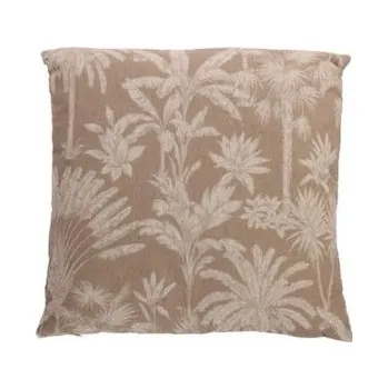 Povlečení Polštářek Palmy hnědá, 45 x 45 cm