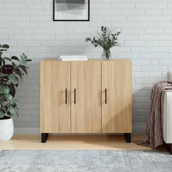 Příborník do zásuvky vidaXL Příborník 90 x 34 x 80 cm kompozitní dřevo [828135] Barva: dub sonoma