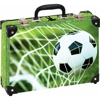 Školní kufřík Kufřík 36x26x12 kov.rohy FOTBAL al