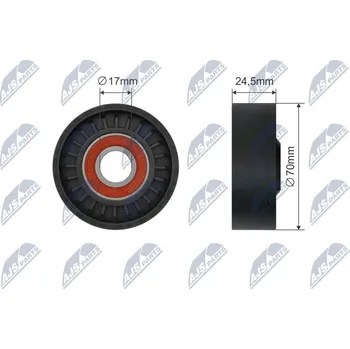 Napínací kladka, klínový řemen NTY RNK-BM-028