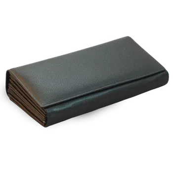 Arwel Kožená číšnická peněženka se zipovými kapsami na mince - česká výroba; černá