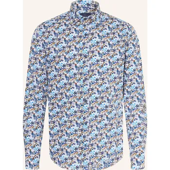 Pánská košile Paul & Shark Pánská Košile Regular Fit, modrá / bílá / hnědá, 42