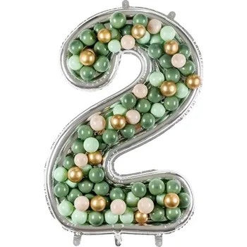 Rám na obraz PartyDeco Číselný rám na balóny - 2