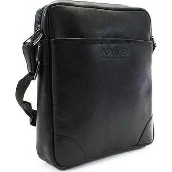 Arwel Kožený pánský crossbag - česká výroba; černá