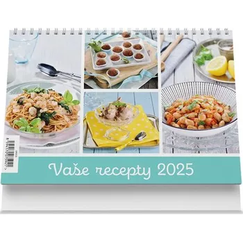 Kalendář Vaše recepty 2025 - stolní kalendář