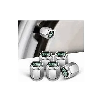 Tuning MJakes krytky ventilků hranaté stříbrné pro vozy LAND ROVER