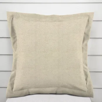 Povlak na polštářek Dekorační povlak na polštář s lemem PML-119 Světlá režná 50 x 50 cm