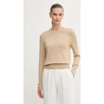 Dámský svetr Svetr Dkny dámský, béžová barva, DJ5R0743 80X, vel. M