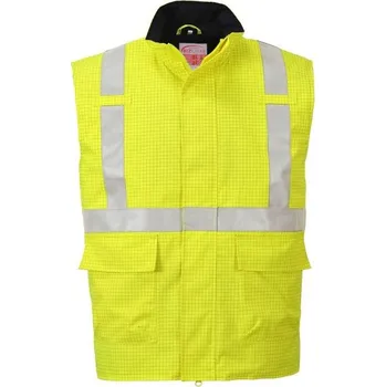 PortWest | Vesta Bizflame Rain Hi-Vis Antistatic FR - Yellow / S / S / žlutá