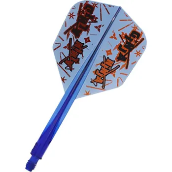 Příslušenství pro šipky LETKY CONDOR AXE Small NO6 Ginja Ninja Clear Blue Velikost: Small, Délka: L