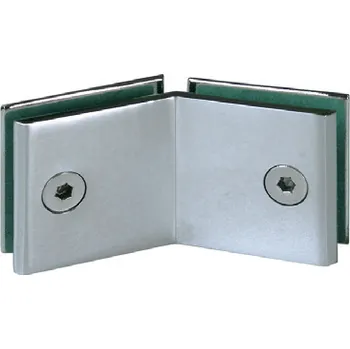 Zrcadlo Bodový úchyt ( sklo - sklo 135°)