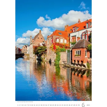 Kalendář Europe 2025 - nástěnný kalendář