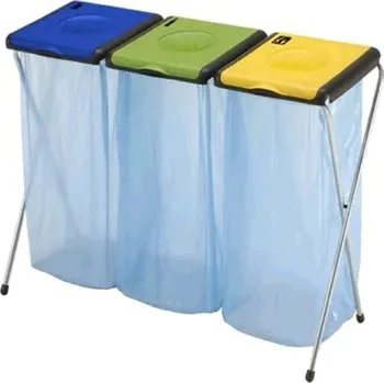 Odpadkový koš Stojan na tříděný odpad 3 komorový