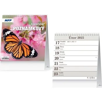Kalendář Poznámkový kalendář 2025 - stolní kalendář