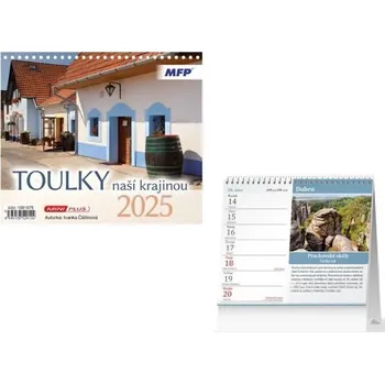 Kalendář Toulky naší krajinou 2025 - stolní kalendář
