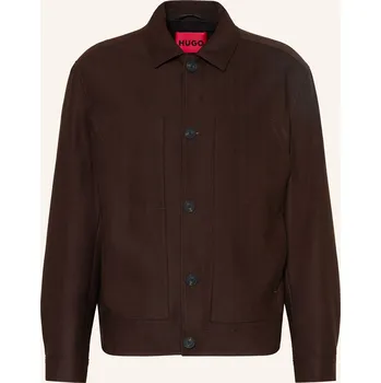 Hugo Pánská Bunda Ulian, hnědá / tmavě hnědá, 52