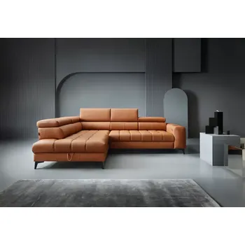 Sedací souprava Kožená rohová sedací souprava Baggio