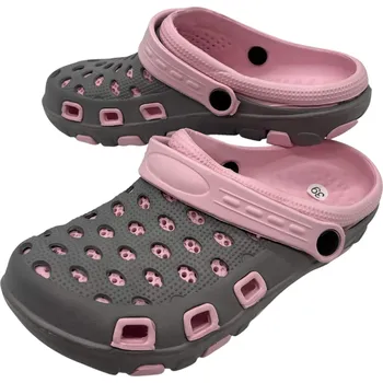 Dámské pantofle Fashion Dámské růžové gumové nazouváky 02 Barva: Šedá, Velikost: 42