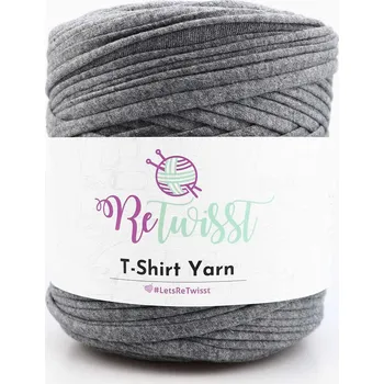 Příze špagáty ReTwisst tmavší šedá melange