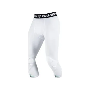 Game Patch 3/4 tights with knee padding 3/4 kalhoty s ochranou kolen Junior, bílá