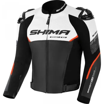 Moto bunda Bunda na motorku Shima Bandit 2.0 černo-bílo-červená 58