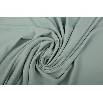 Krepšifon v mentolové barvě s nádechem šedé 0596/320