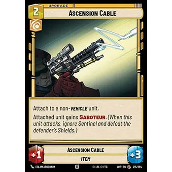 Sběratelská karetní hra Ascension Cable 215/264 - Legends of the Force Typ karty: Standard