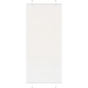 vidaXL Plisovaná roleta 85x200 cm Šířka látky 84,4 cm [4015208] Barva: Bílá