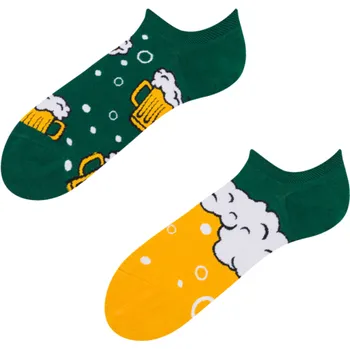 Dámské ponožky Veselé ponožky do tenisek Pivo a bublinky