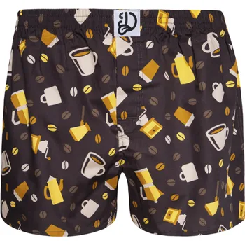 Trenýrky Dedoles Veselé pánské trenky Kávová zrnka