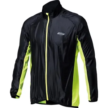 Cyklistická bunda BBB voděodolná bunda - BBW-147 POCKETSHIELD - žlutá/černá