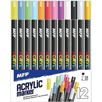 MFP PAPER akrylové 1 mm, set 12 ks