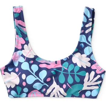 Dámské plavky Veselá sportovní plavková podprsenka Barevné listy