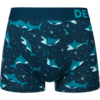 Boxerky Zkrácené pánské boxerky Modrý žralok