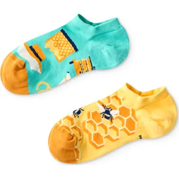 Dámské ponožky Veselé ponožky do tenisek Včelař