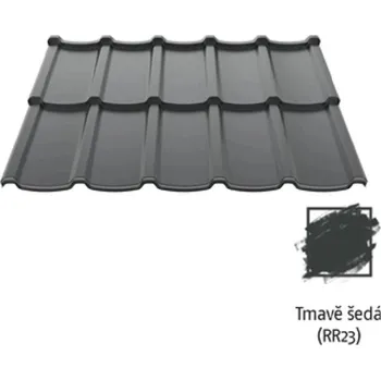 plechová krytina Krytina plechová Ruukki Modular 30 Matt RR23 tmavě šedá