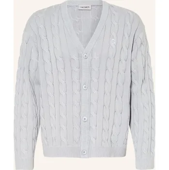 Pánský svetr Carhartt Wip Pánský Pletený Kabátek Carter, černošedá, L