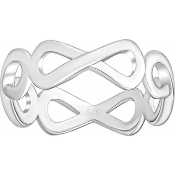 Prsten Stříbrný prsten Infinya velikost obvod 58 mm QR624RS-obvod 58 mm