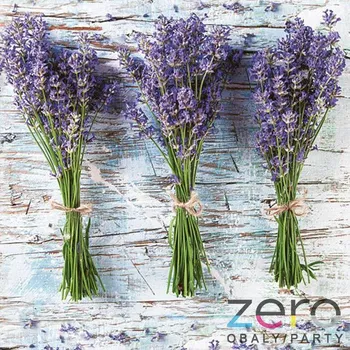 Papírový ubrousek Ubrousky 'Daisy' 33x33 cm 3N (20 ks) - levandule