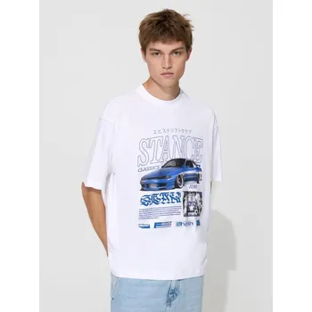 Tričko s potiskem - XL - House - bílý - 992HE-00X