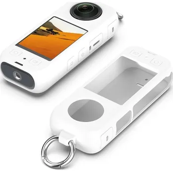 VSECHNONAMOBIL 116121 VSECHNONAMOBIL Silikonový obal pro akční kameru Insta360 X4 bílý