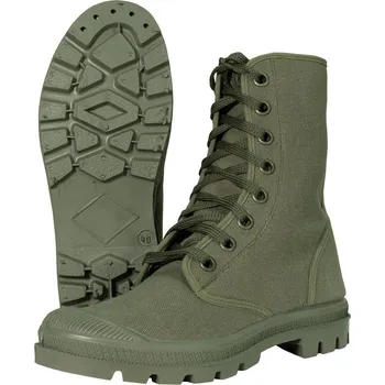 Těžké boty Boty INVAZky plátěné ZELENÉ (Boty INVAZky plátěné ZELENÉ)